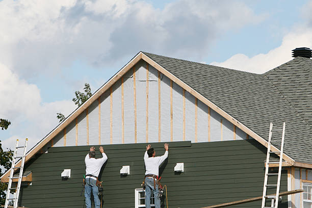 Professional Siding technician working in Lakewood, WA